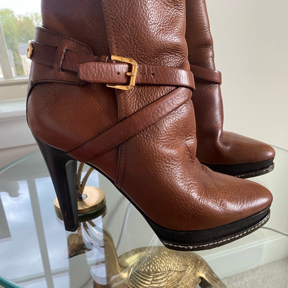 SOLD! Ralph Lauren high heel boot